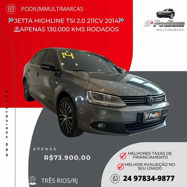 Carro Volkswagen Jetta 2014 2.0 TSI Highline DSG