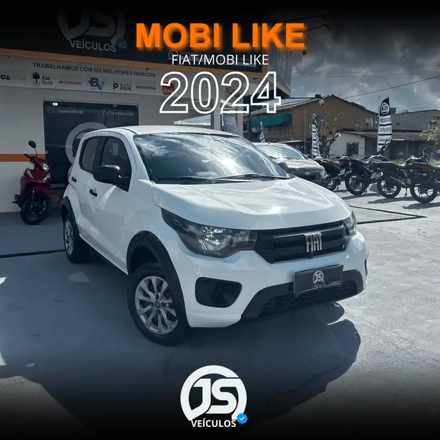 Carro Fiat Mobi 2024 Like 1.0