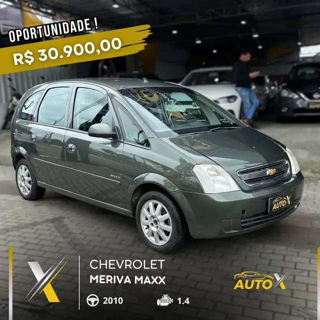 Carro Chevrolet Meriva 2010 Maxx 1.4 (Flex)