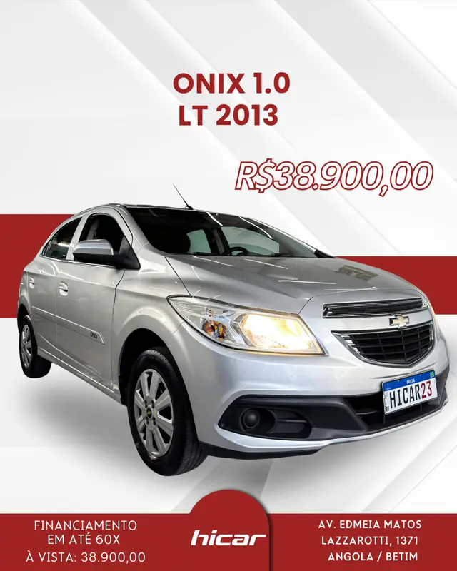 Carro Chevrolet Onix 2013 1.0 LT SPE/4