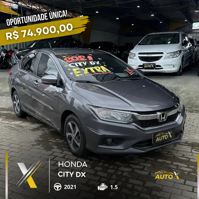 Carro Honda City 2021 DX 1.5 (Flex)