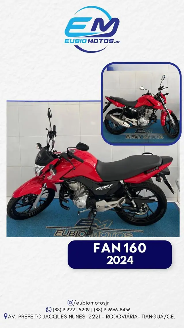Moto Honda CG 160 2024 Fan