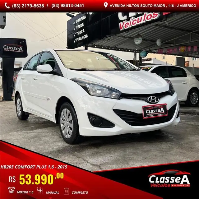 Carro Hyundai HB20S 2015 1.6 Comfort Plus (Flex)