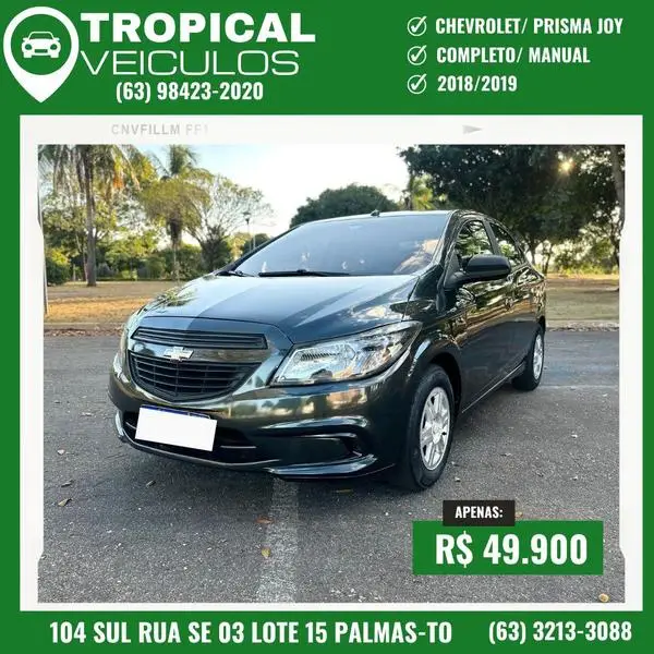 Carro Chevrolet Prisma 2019 1.0 Joy SPE/4