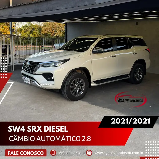 Carro Toyota Hilux Cabine Dupla 2021 SR 2.8 TDI CD 4x4 (Aut)
