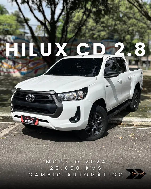 Carro Toyota Hilux Cabine Dupla 2024 STD Power Pack 4x4 2.8 Diesel