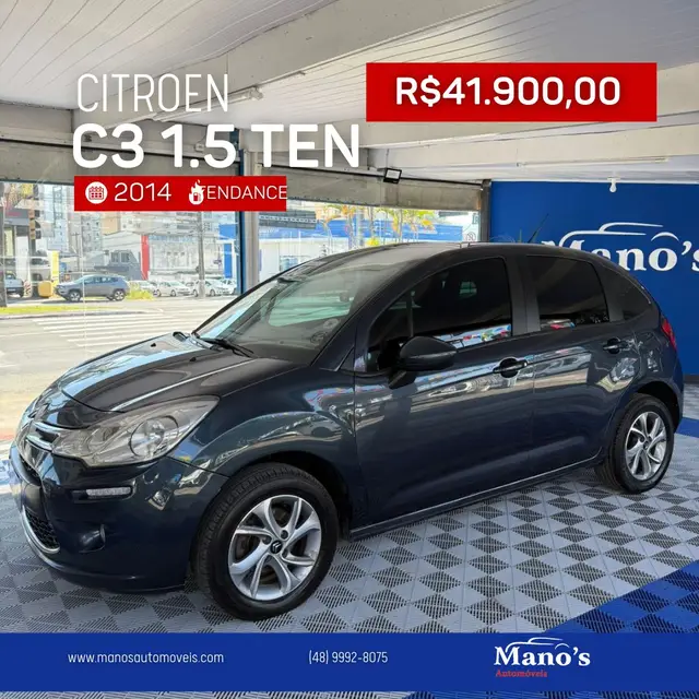Carro Citroën C3 2014 Tendance 1.5 8V (Flex)