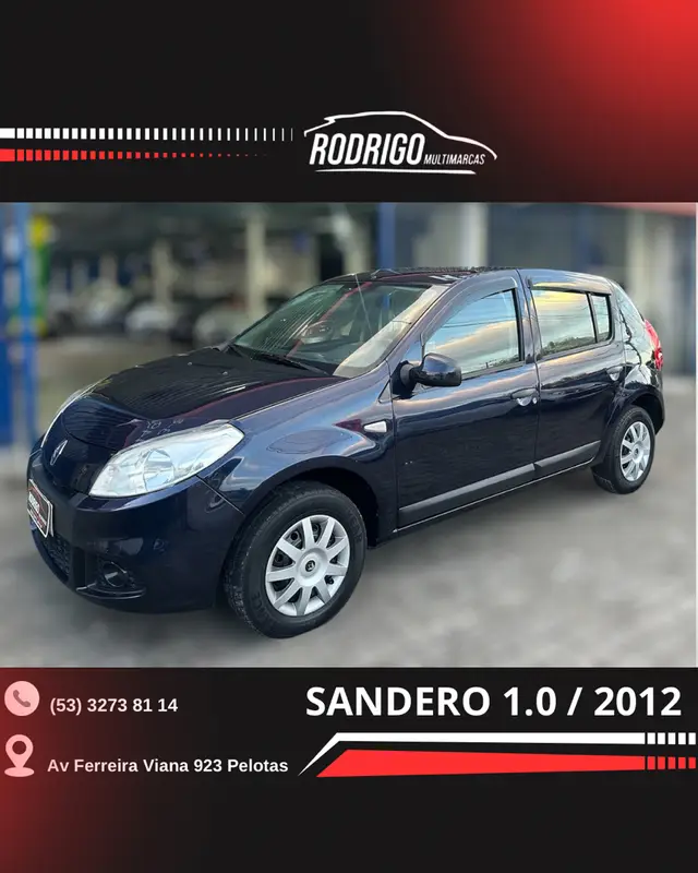 Carro Renault Sandero 2012 Expression 1.0 16V (flex)