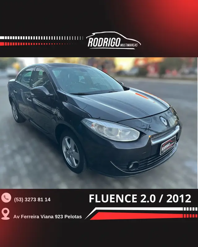 Carro Renault Fluence 2012 2.0 16V Dynamique (Flex)