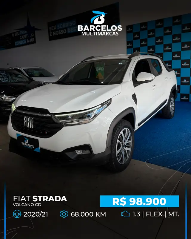 Carro Fiat Strada 2021 Volcano 1.3 CD (Flex)