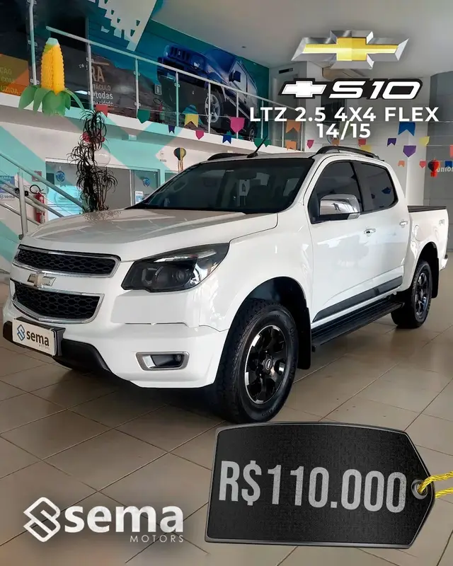 Carro Chevrolet S10 Cabine Dupla 2015 S10 LTZ 2.5 4x4 (Cab Dupla) (Flex)