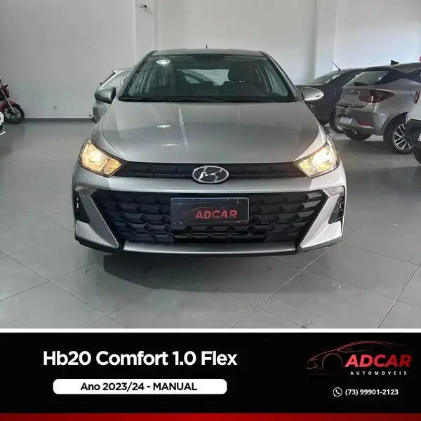 Carro Hyundai HB20 2024 1.0 Comfort Plus TGDI (Mec.)