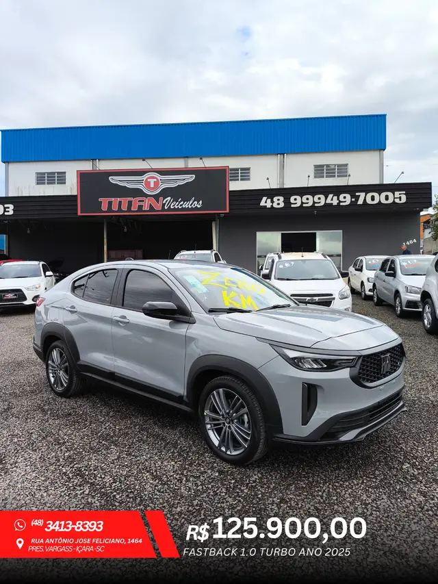 Carro Fiat Fastback 2025 Turbo 200
