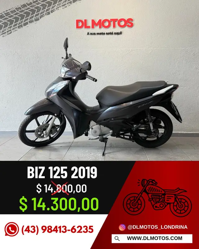Moto Honda Biz 125i 2019 Flex