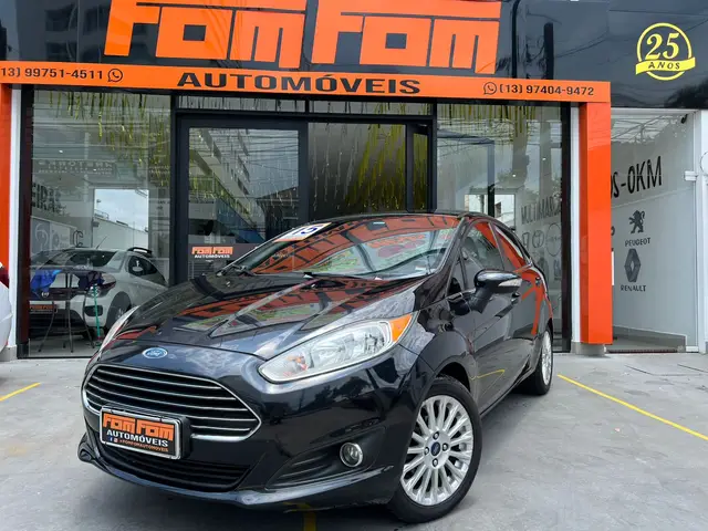 Carro Ford New Fiesta Sedan 2015 1.6 Titanium PowerShift (Flex)