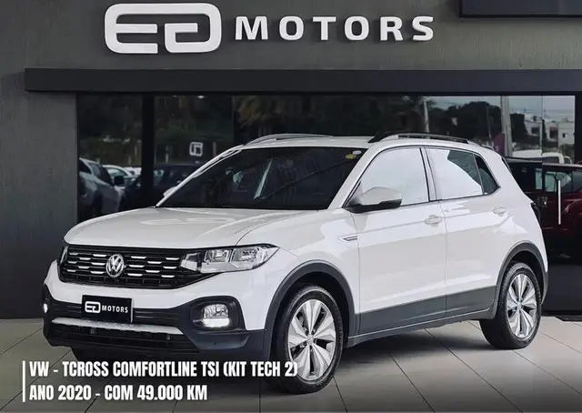 Carro Volkswagen T-Cross 2020 1.0 200 TSI Comfortline (Aut) (Flex)