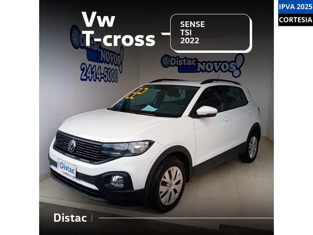Carro Volkswagen T-Cross 2022 1.0 200 TSI Sense (Aut) (Flex)