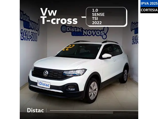 Carro Volkswagen T-Cross 2022 1.0 200 TSI Sense (Aut) (Flex)