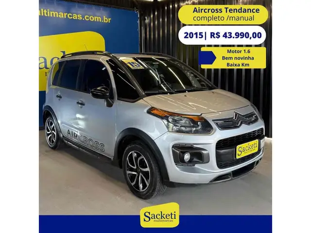 Carro Citroën Aircross 2015 Tendance Salomon 1.6 16V (Flex)