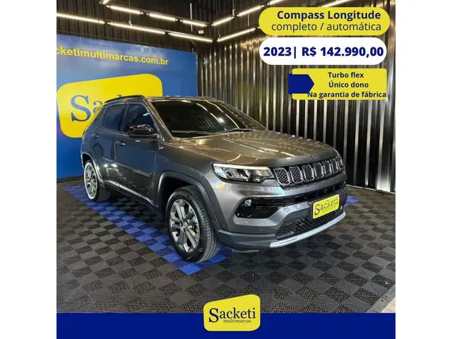 Carro Jeep Compass 2023 Longitude 1.3 T270 (Aut) (Flex)