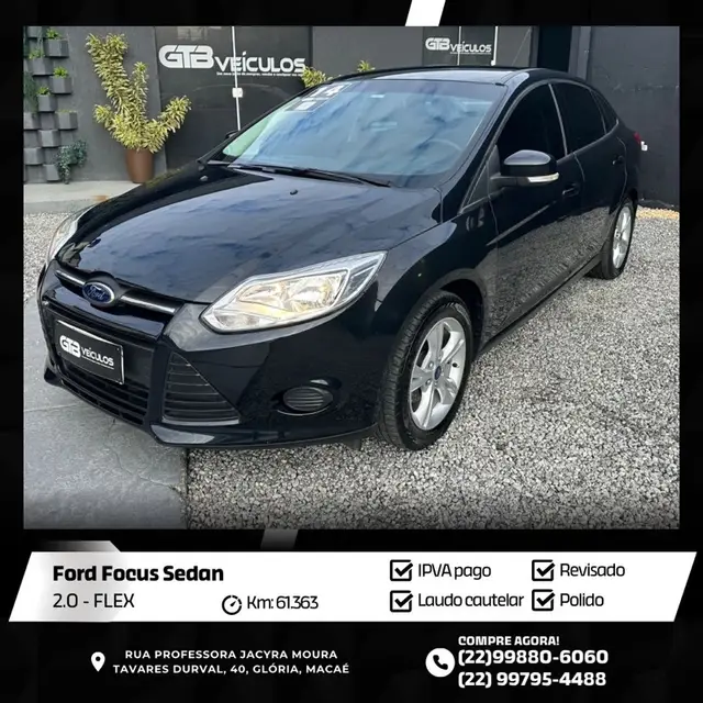 Carro Ford Focus Hatch 2014 SE Plus 2.0 16V PowerShift