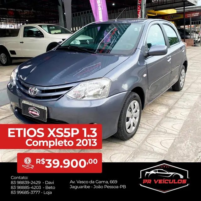 Carro Toyota Etios 2013 XS 1.3 (Flex)