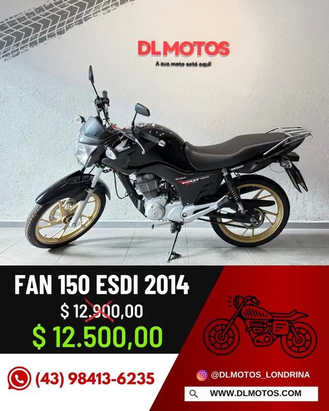Moto Honda CG 150 2014 Fan ESDi