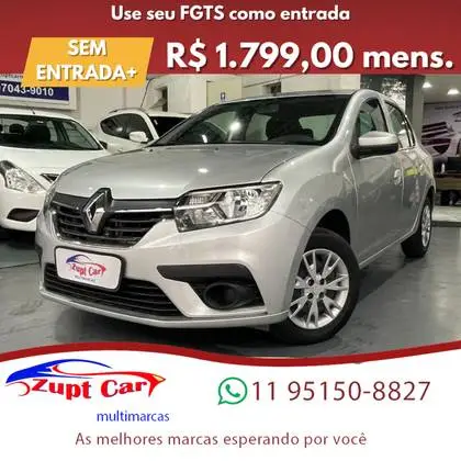 Carro Renault Logan 2024 Zen 1.0