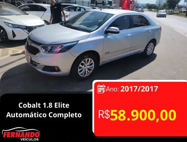 Carro Chevrolet Cobalt 2017 Elite 1.8 8V (Aut) (Flex)