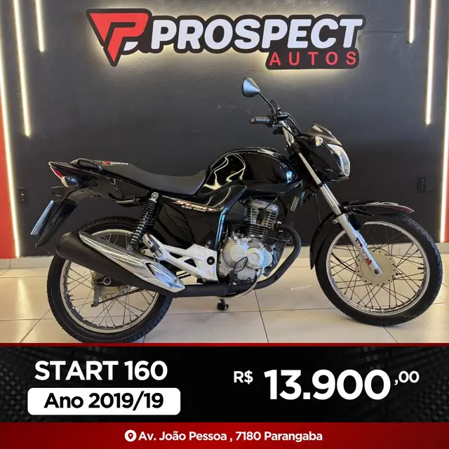 Moto Honda CG 160 2019 Start