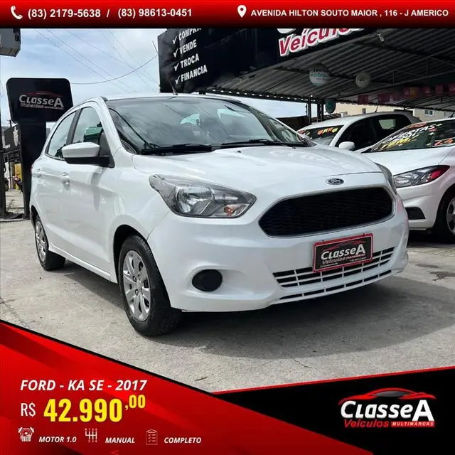 Carro Ford Ka Sedan 2017 SE Plus 1.0 (Flex)