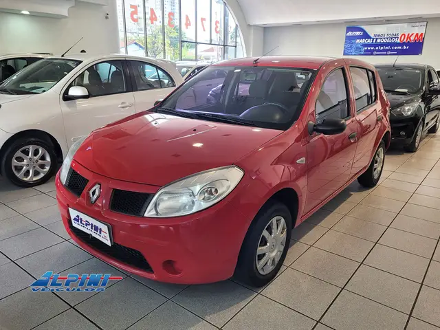 Carro Renault Sandero 2008 Authentique 1.6 8V Hi-Torque (flex)