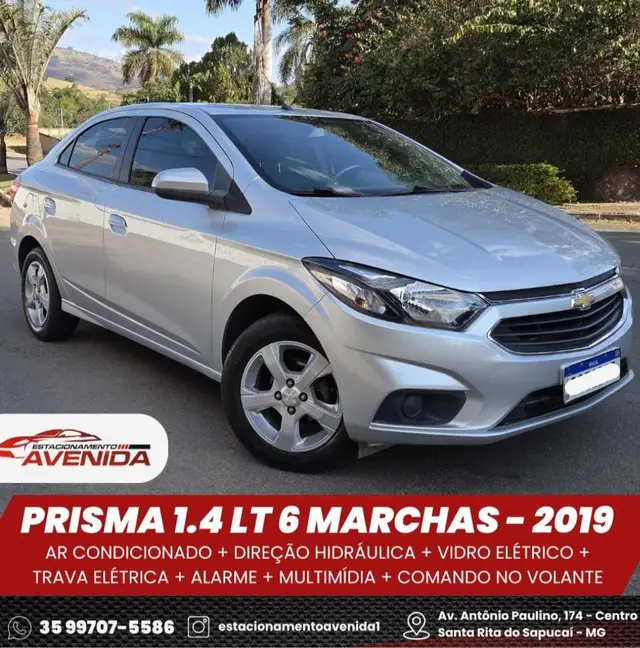Carro Chevrolet Prisma 2019 1.4 SPE/4 Eco LT