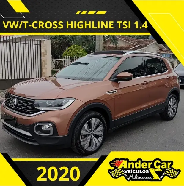 Carro Volkswagen T-Cross 2020 1.4 TSI Highline (Aut) (Flex)
