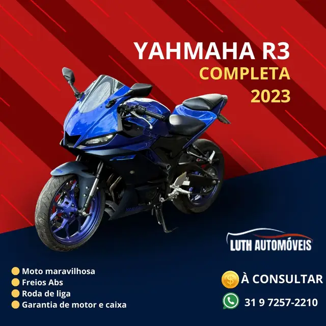 Moto Yamaha YZF R3 2023 ABS