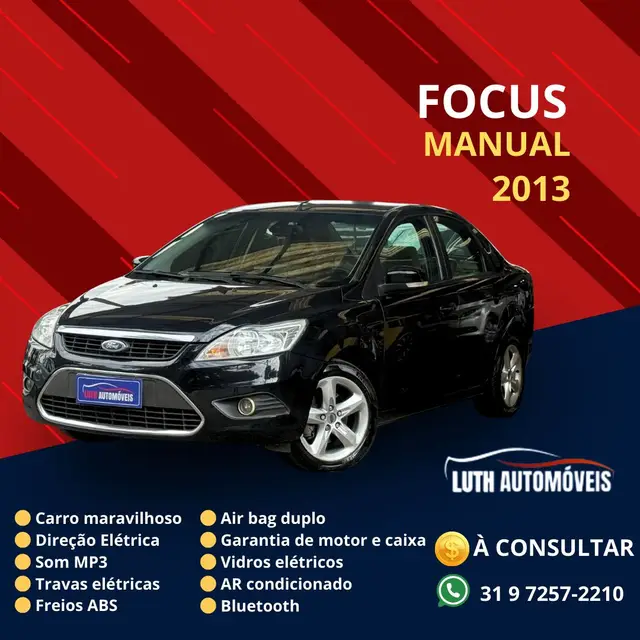 Carro Ford Focus Sedan 2013 GLX 2.0 16V (Flex)