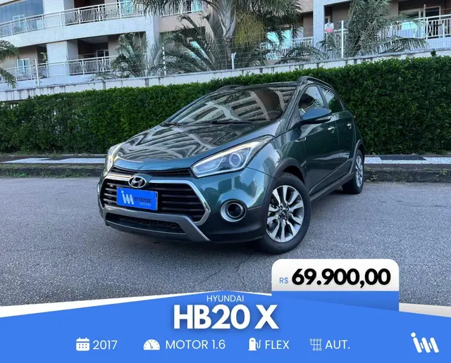 Carro Hyundai HB20X 2017 Premium 1.6 (Aut) (Flex)