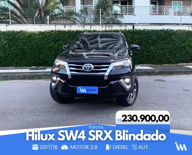 Carro Toyota Hilux Cabine Dupla 2019 Hilux 2.8 TDI SRX CD 4x4 (Aut)