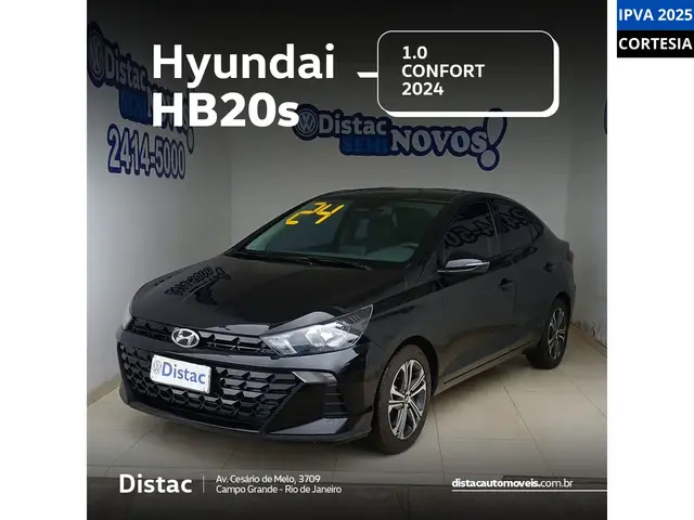 Carro Hyundai HB20S 2024 Comfort 1.0 (Flex) (Aut.)
