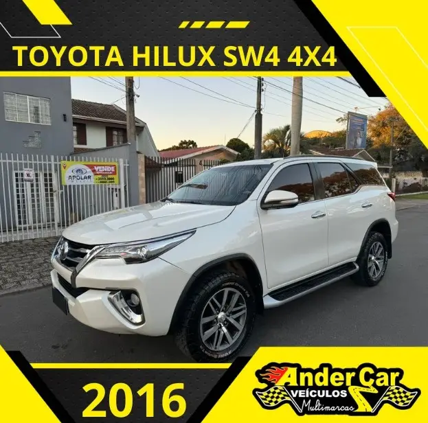 Carro Toyota SW4 2016 2.8 TDI SRX 5L 4x4 (Aut)