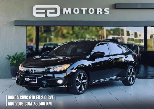 Carro Honda Civic 2019 EX 2.0 i-VTEC CVT