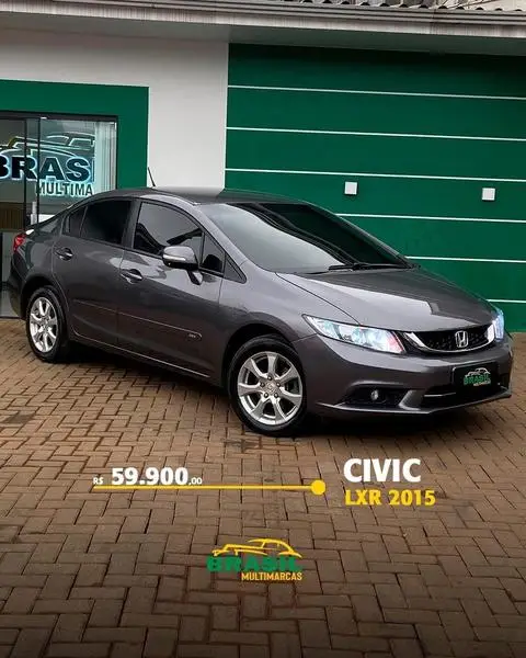Carro Honda Civic 2015 LXR 2.0 i-VTEC (Aut) (Flex)