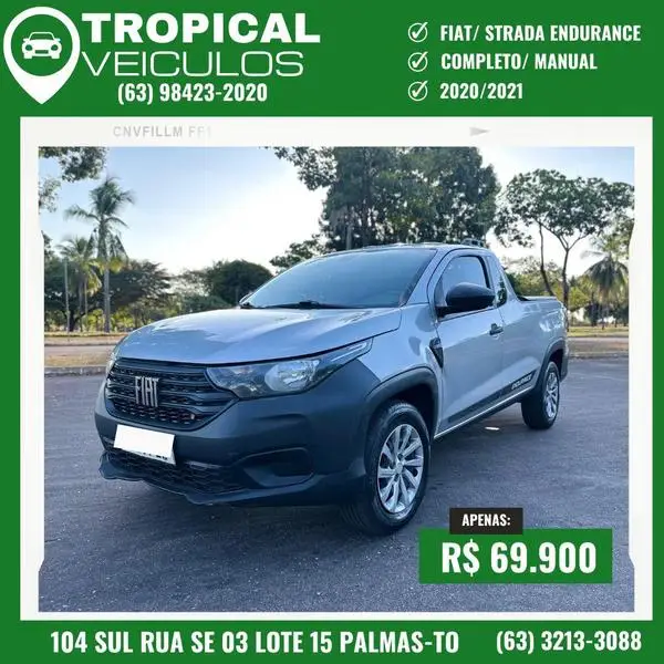 Carro Fiat Strada 2021 Endurance 1.4 CD (Flex)