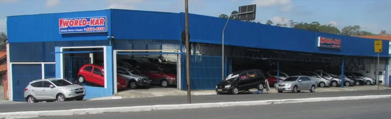 Fachada da loja WORLD-KAR VEÍCULOS - São Paulo - SP