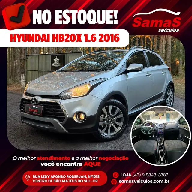 Carro Hyundai HB20X 2016 Style 1.6 (Flex)