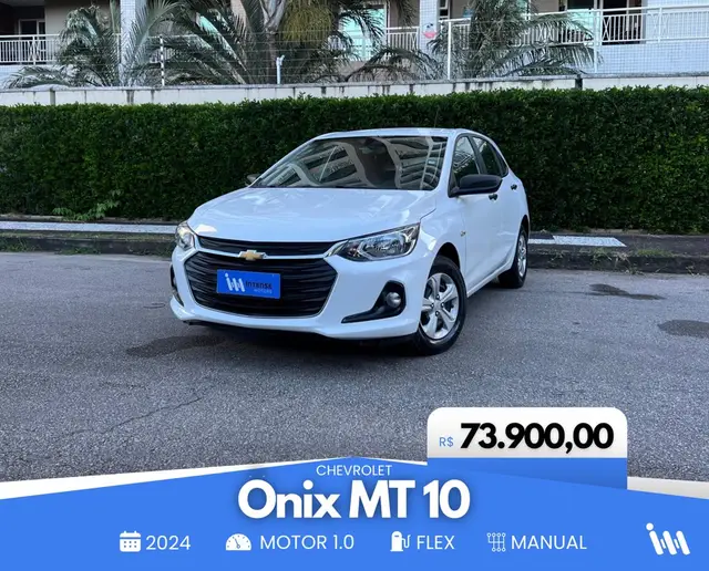 Carro Chevrolet Onix 2024 1.0
