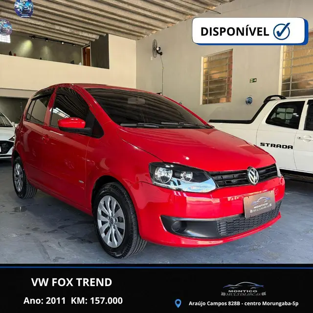 Carro Volkswagen Fox 2011 1.0 8V (Flex) 4p