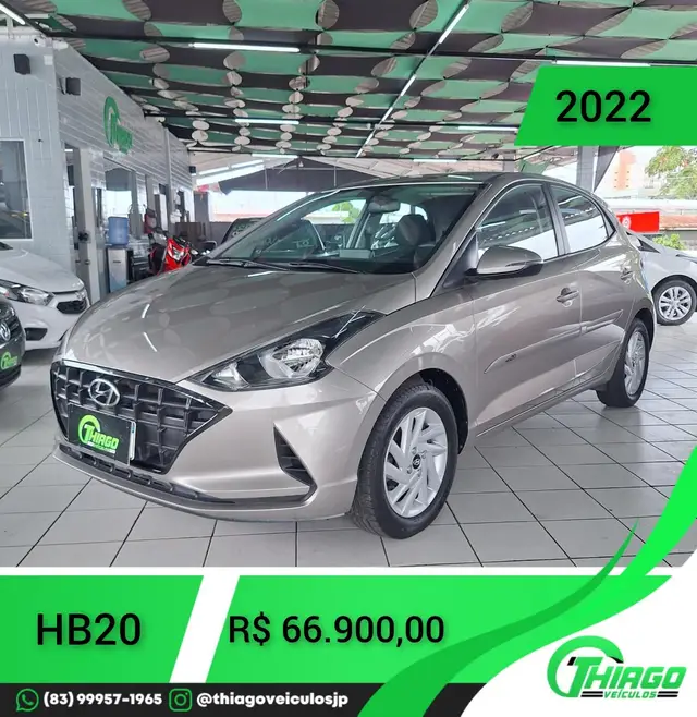 Carro Hyundai HB20 2022 Evolution 1.0