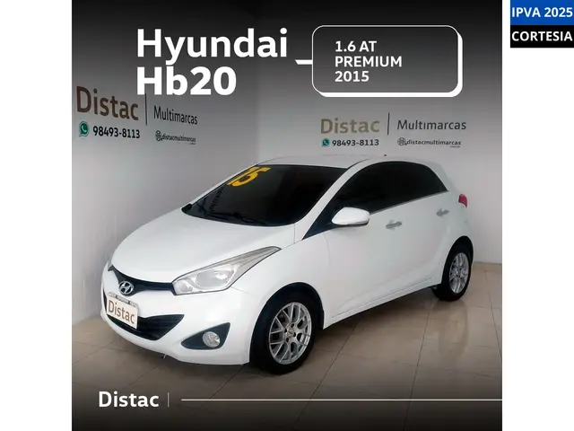 Carro Hyundai HB20 2015 1.6 Premium (Flex)