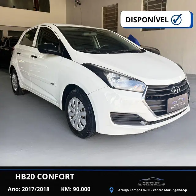 Carro Hyundai HB20 2018 1.0 Comfort (Flex)